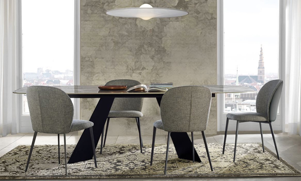 Lot de 4 chaises tissu – Image 2